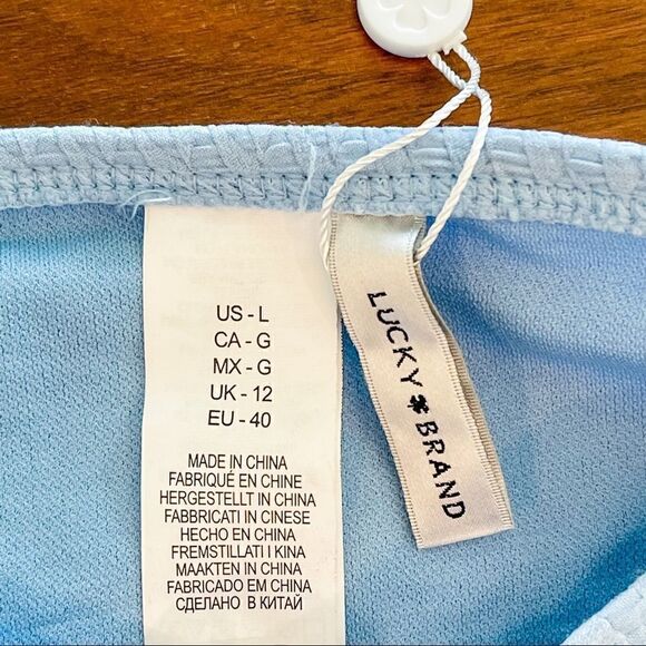 🍋 Lucky Brand • NWT Shoreline Chic Loop-Side Hipster Bikini Bottoms - Picture 4 of 7